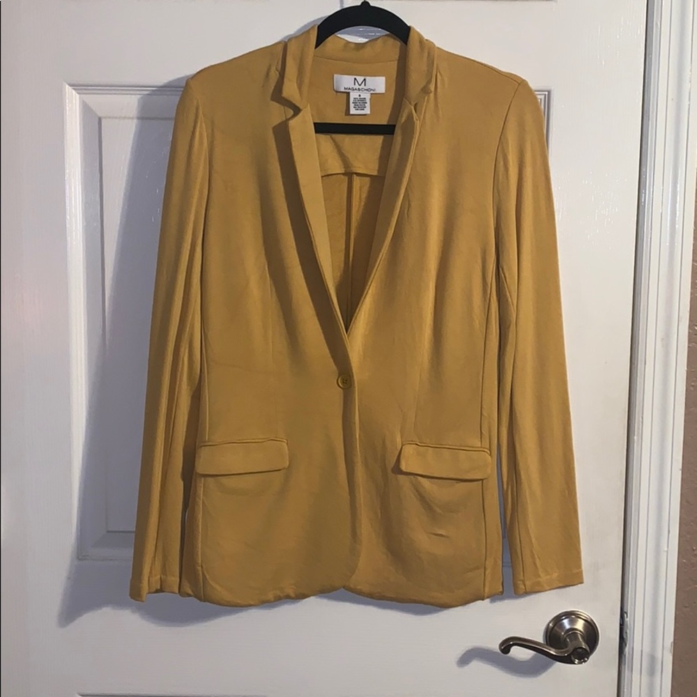 Magaschoni Yellow Blazer